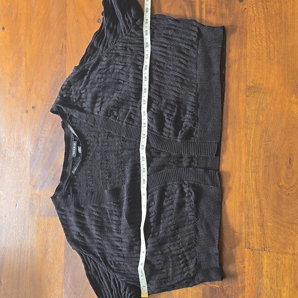 Torrid Black Textured Shrug Cropped  Cardigan Size 2X - Picture 2 of 9